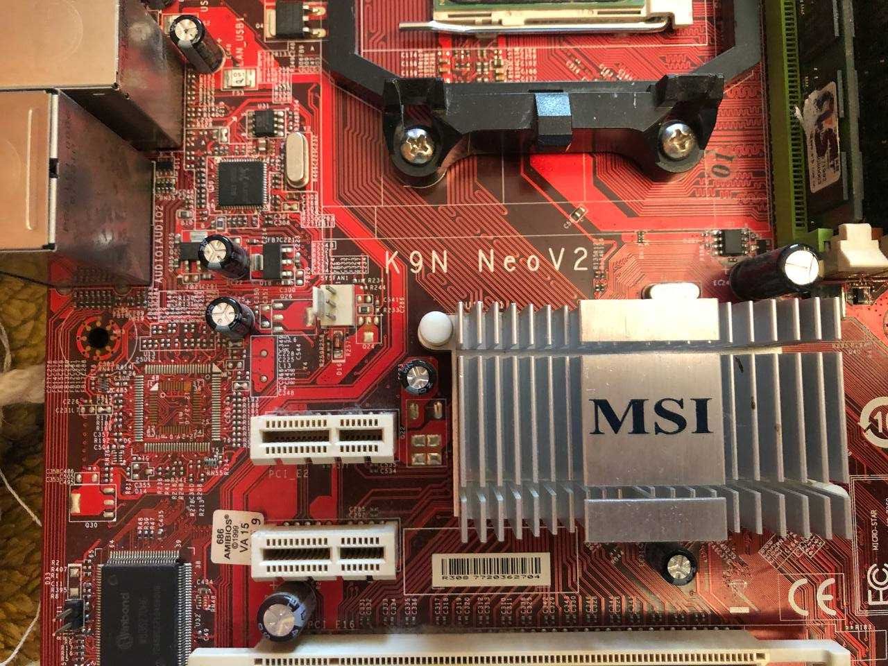 K9N Neo V2+ Athlon 6000+ DDR2 800 8gb + Radeon 6750 1gb