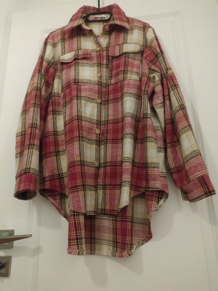 Koszula flanelowa w kratkę damska r. XXL