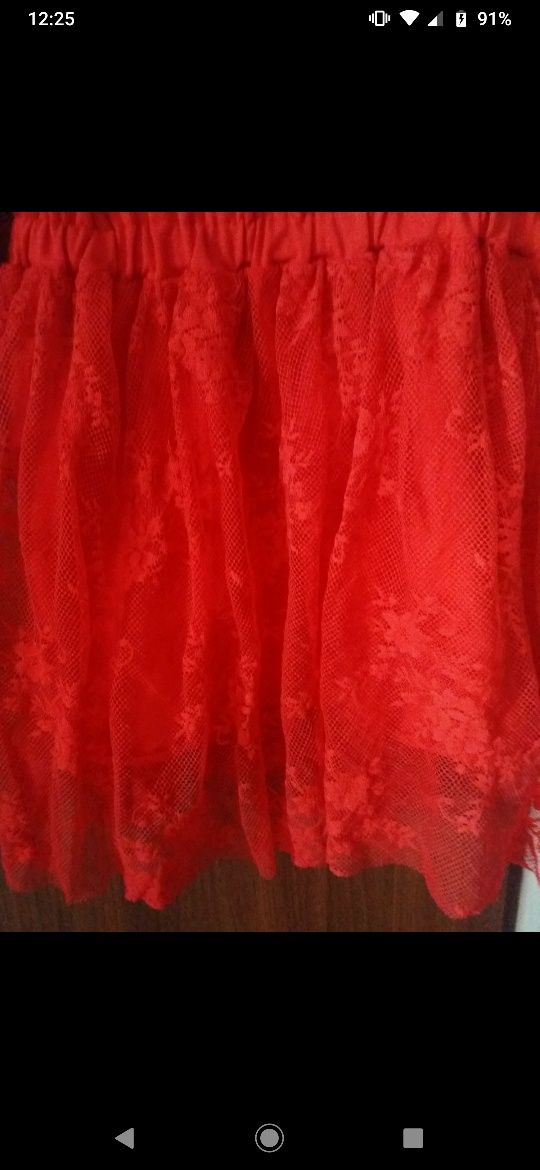 Sukienka czerwona Megi