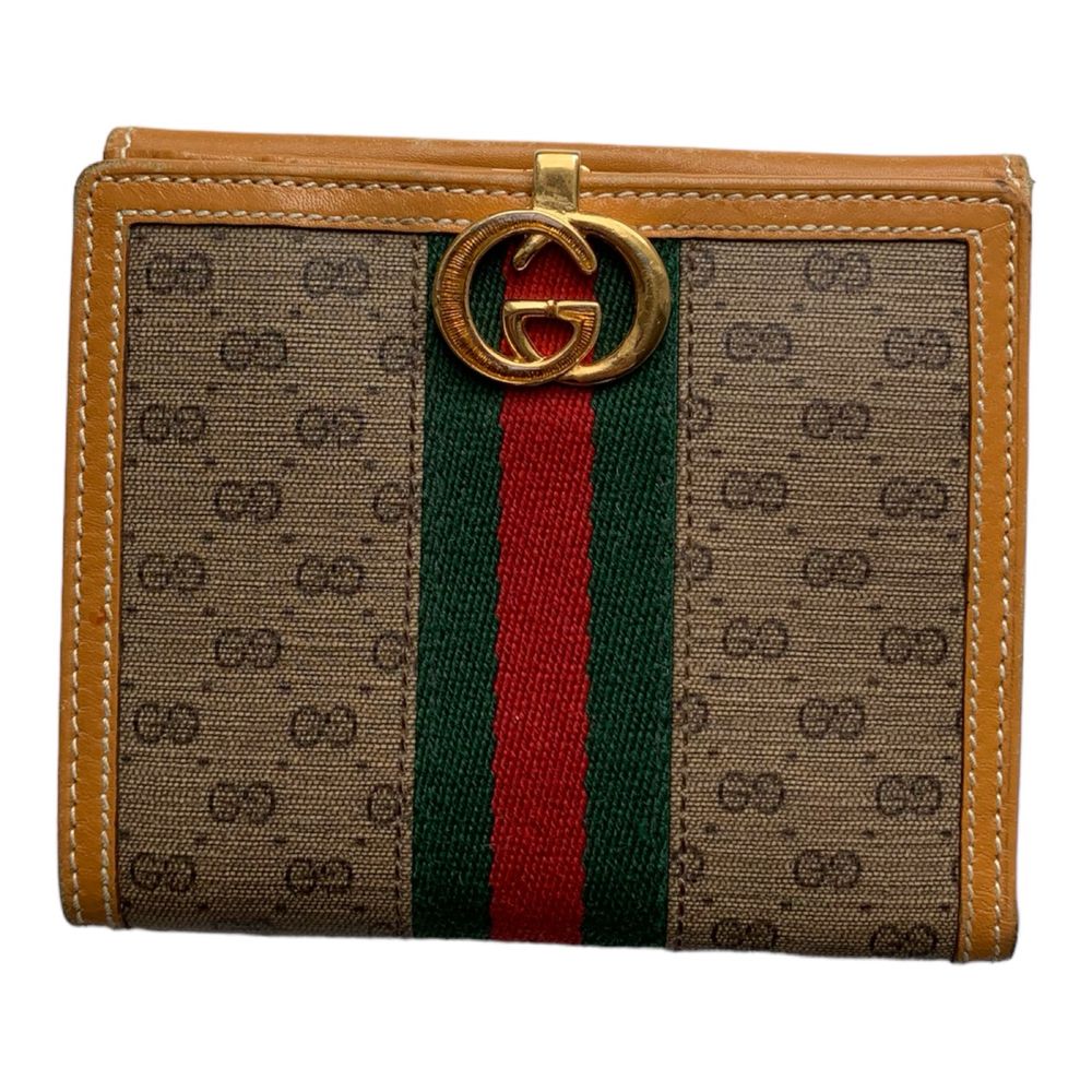 Оригінальний вінтажний монограмний гаманець Gucci