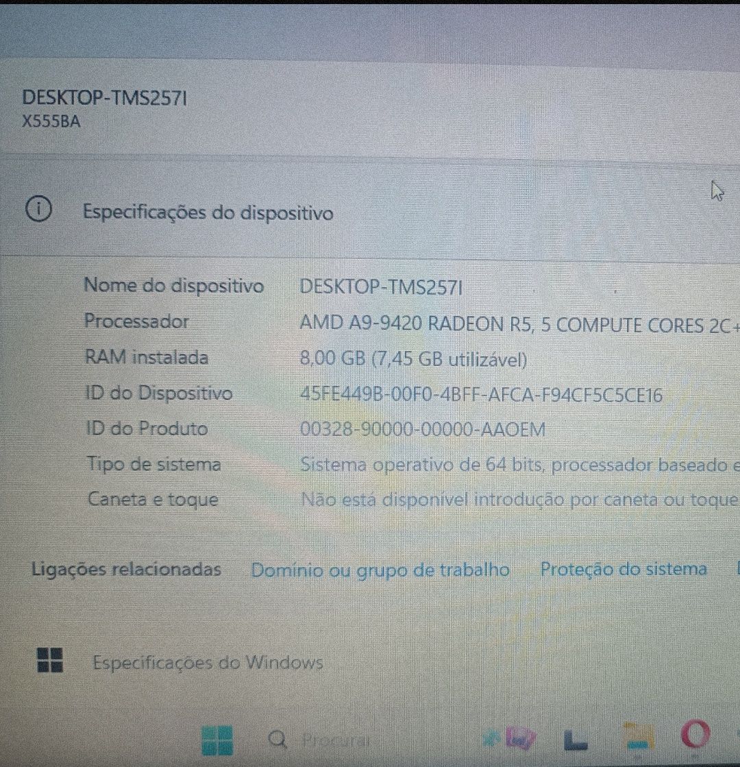 Portátil ASUS - 15,6"