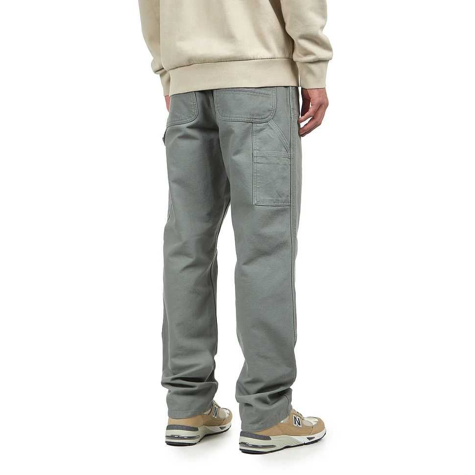 Брюки Carhartt WIP Double Knee Pants Dearborn Canvas Rinsed Green