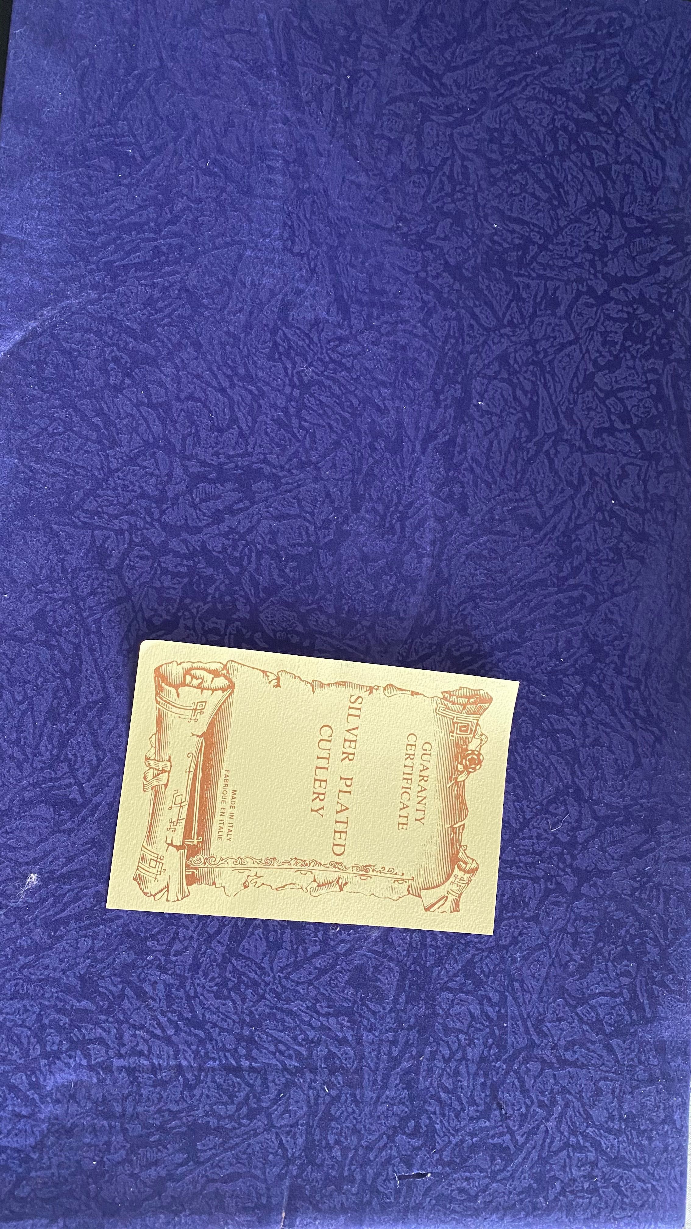 Faqueiro de Prata