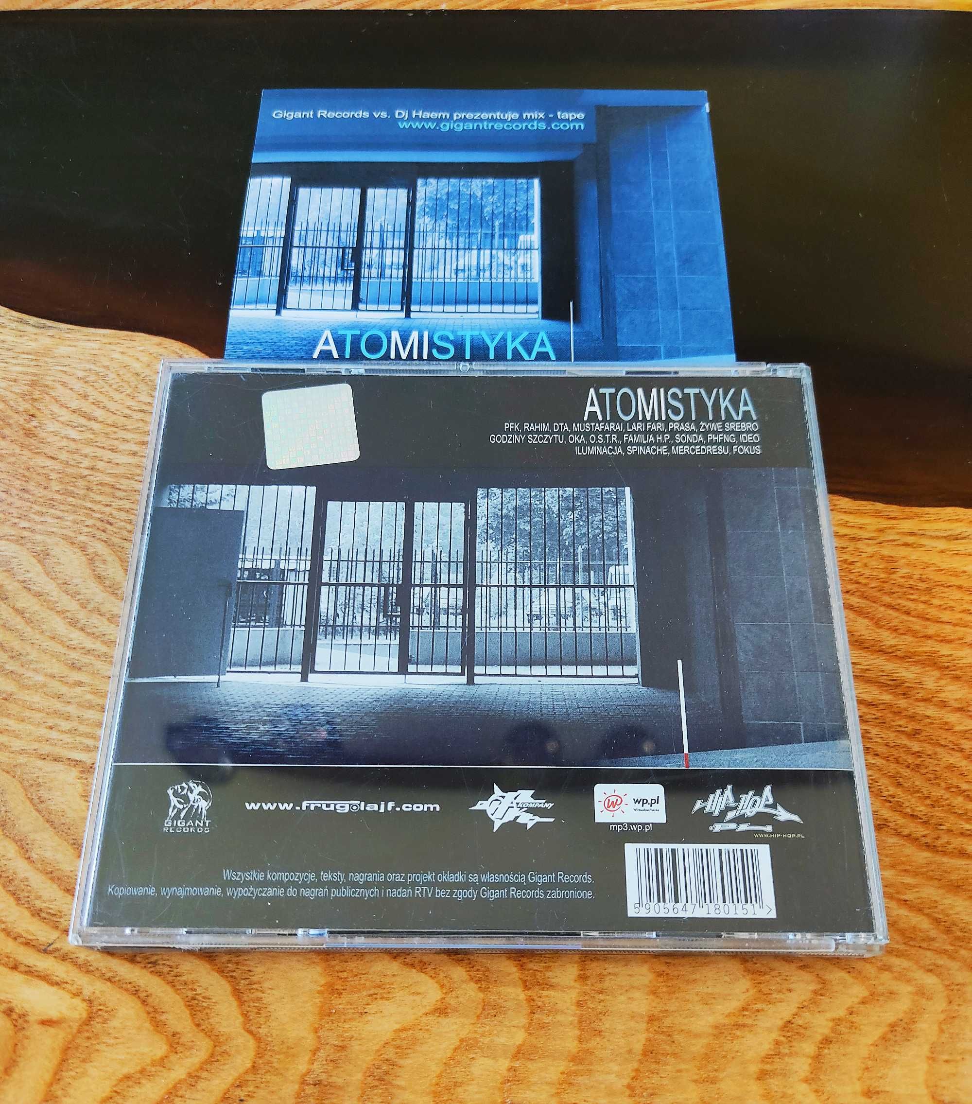 Atomistyka 2002 + ulotka (NOWA) OSTR Paktofonika Pezet DJ Haem Fokus