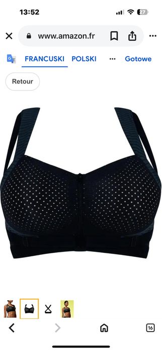 Stanik sportowy Triumph triaction r 90 c