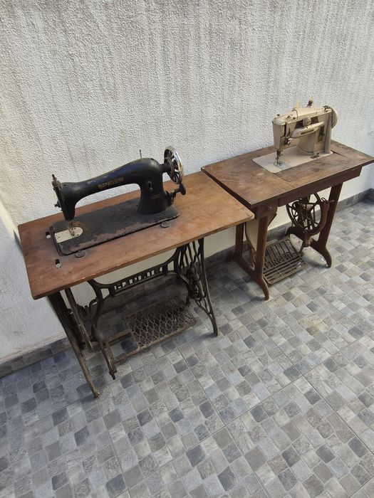 3 máquinas sapateiro e costura com 1 século