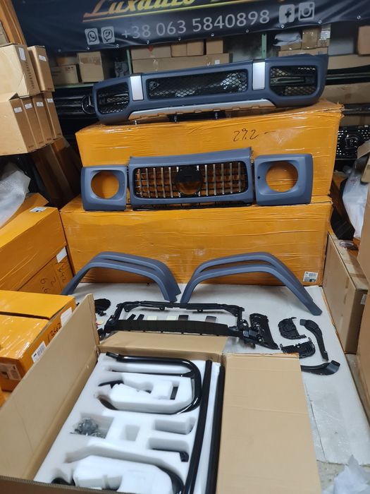 Комплект обвеса AMG63 для Mercedes G class 2019+ w464 w463a бампер