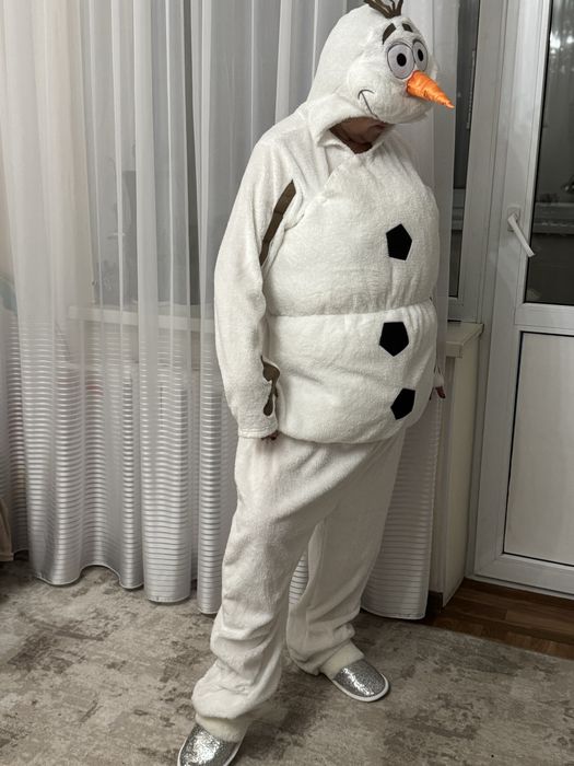 Олаф Костюм сніговика дорослий + взуття аніматору