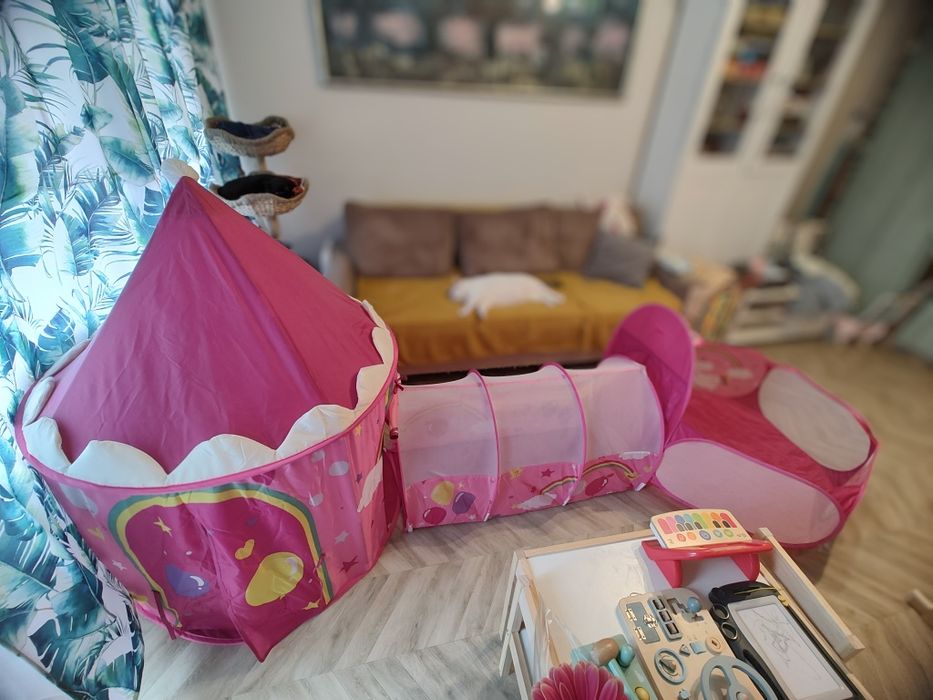 Namiot dla dzieci domek zestaw 3w1