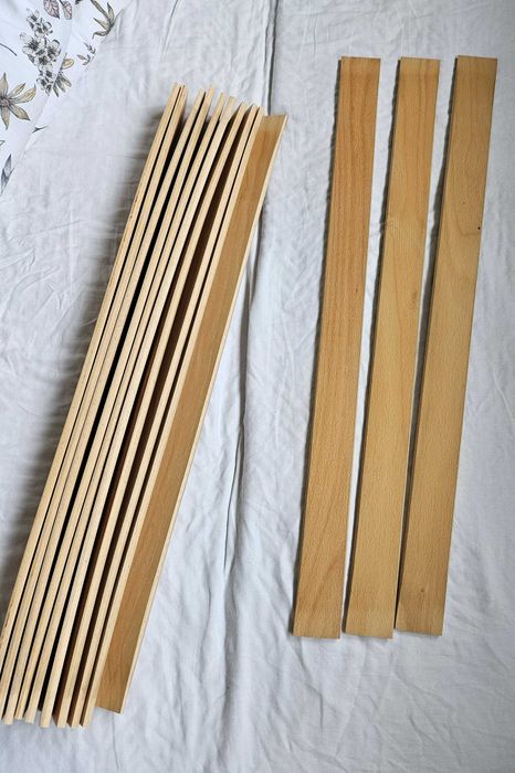 Deski - listwy łóżka IKEA Beddinge długość 73cm oraz 63 cm
