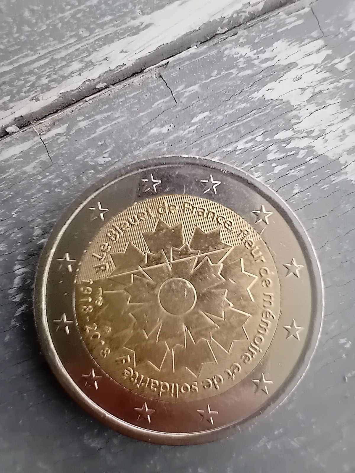 8 moedas de 2€ França