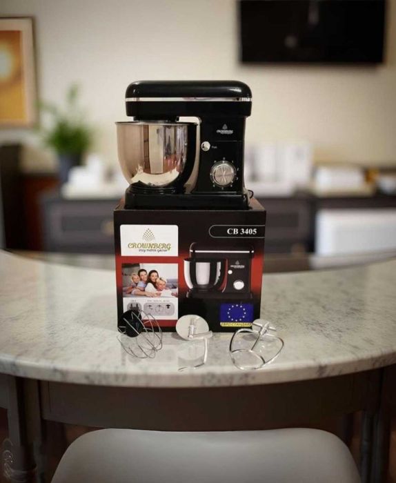 Планетарний міксер комбайн з великою чашею справжній монстрик