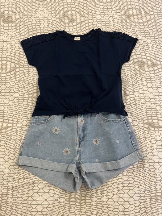 Kit roupa de verão para menina com 6/8 anos