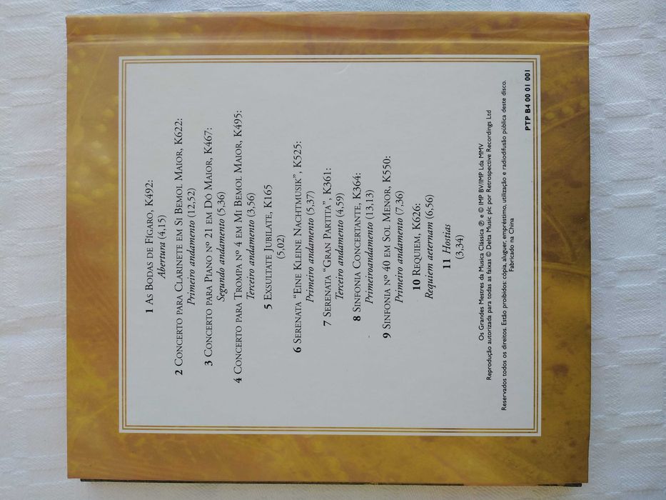 CD Música Clássica Mozart