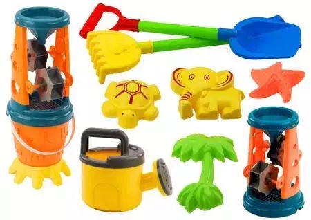 Zestaw do piasku + młynek. Leantoys