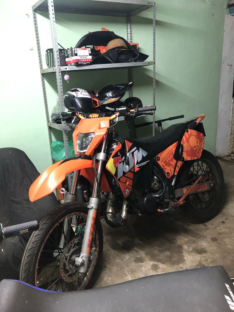 ktm exc 125 11kw matriculada vendo ou troco