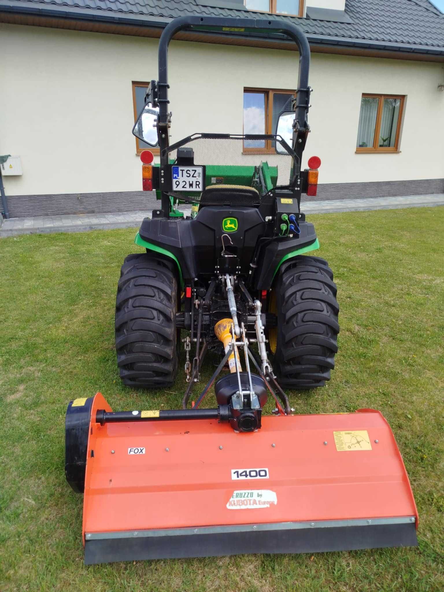 John Deere 3038 krajowy 2017r. ładowacz tur hydrostat kosiarka