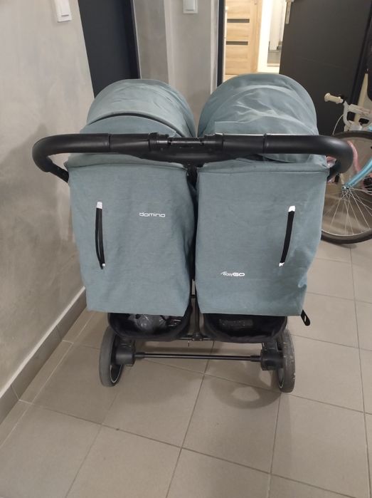 Wózek podwójny zielony