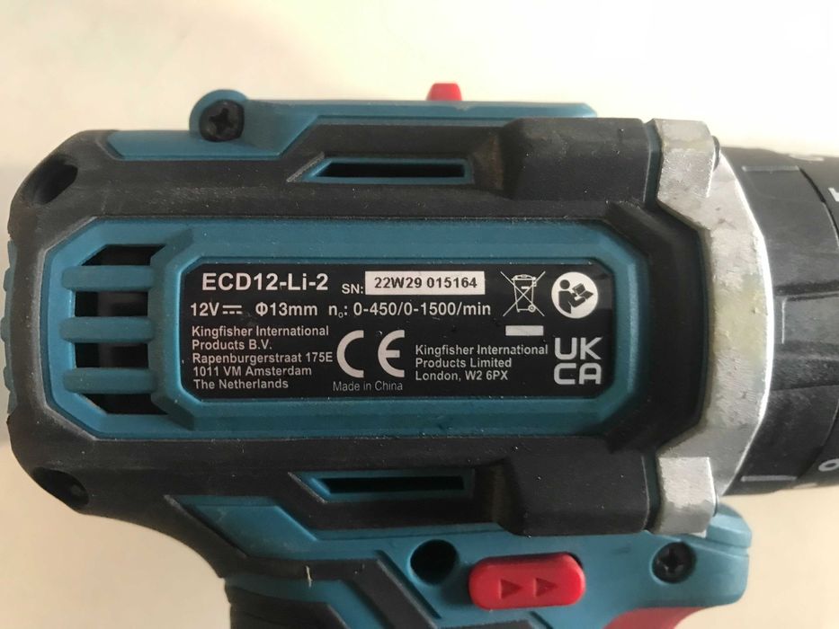 Гайковерт Erbauer EID12-Li-2 та шуруповерт Erbauer ECD12-Li-2 з Англії