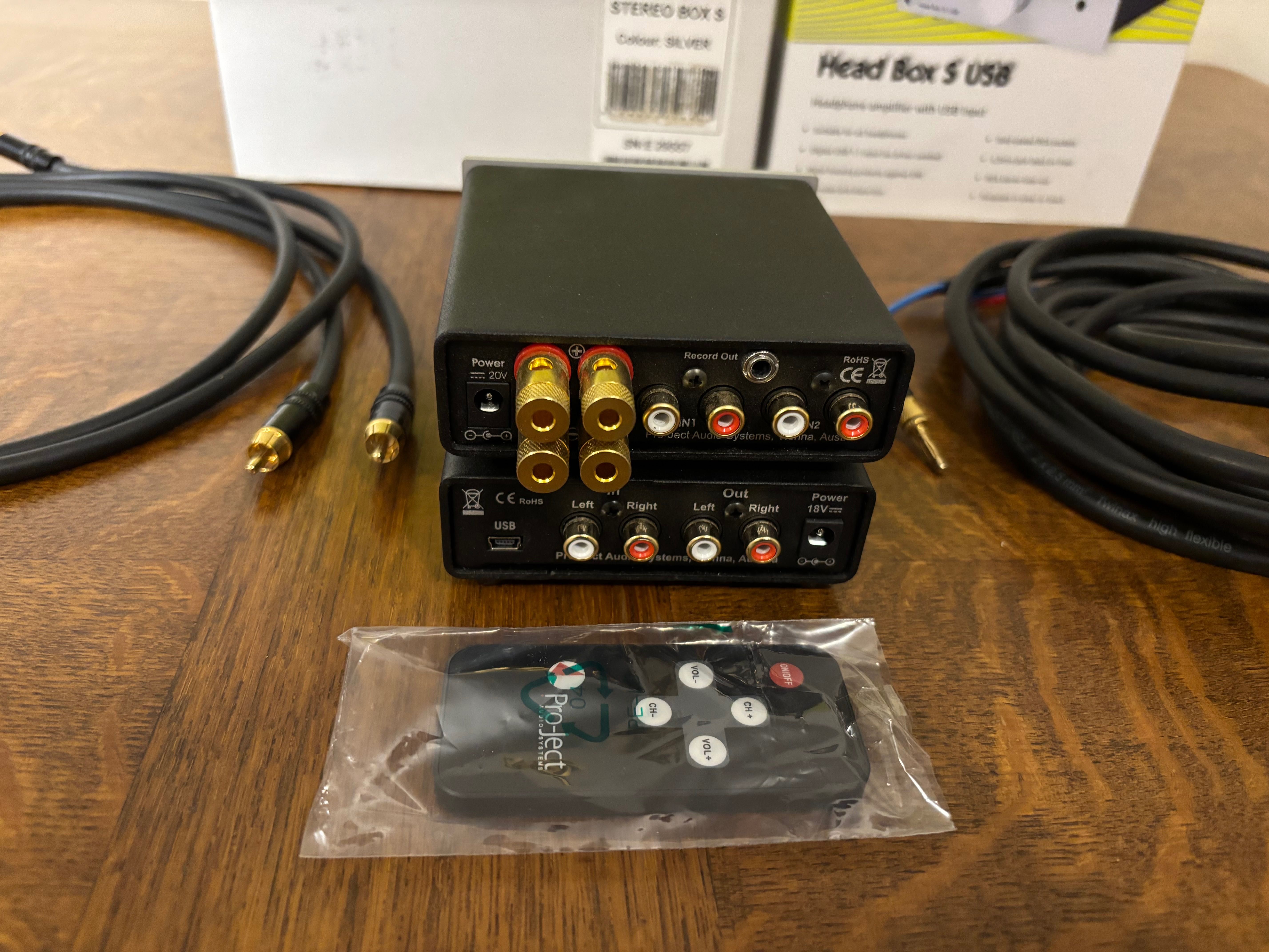Wzmacniacz Pro-Ject stereobox S + headbox S USB