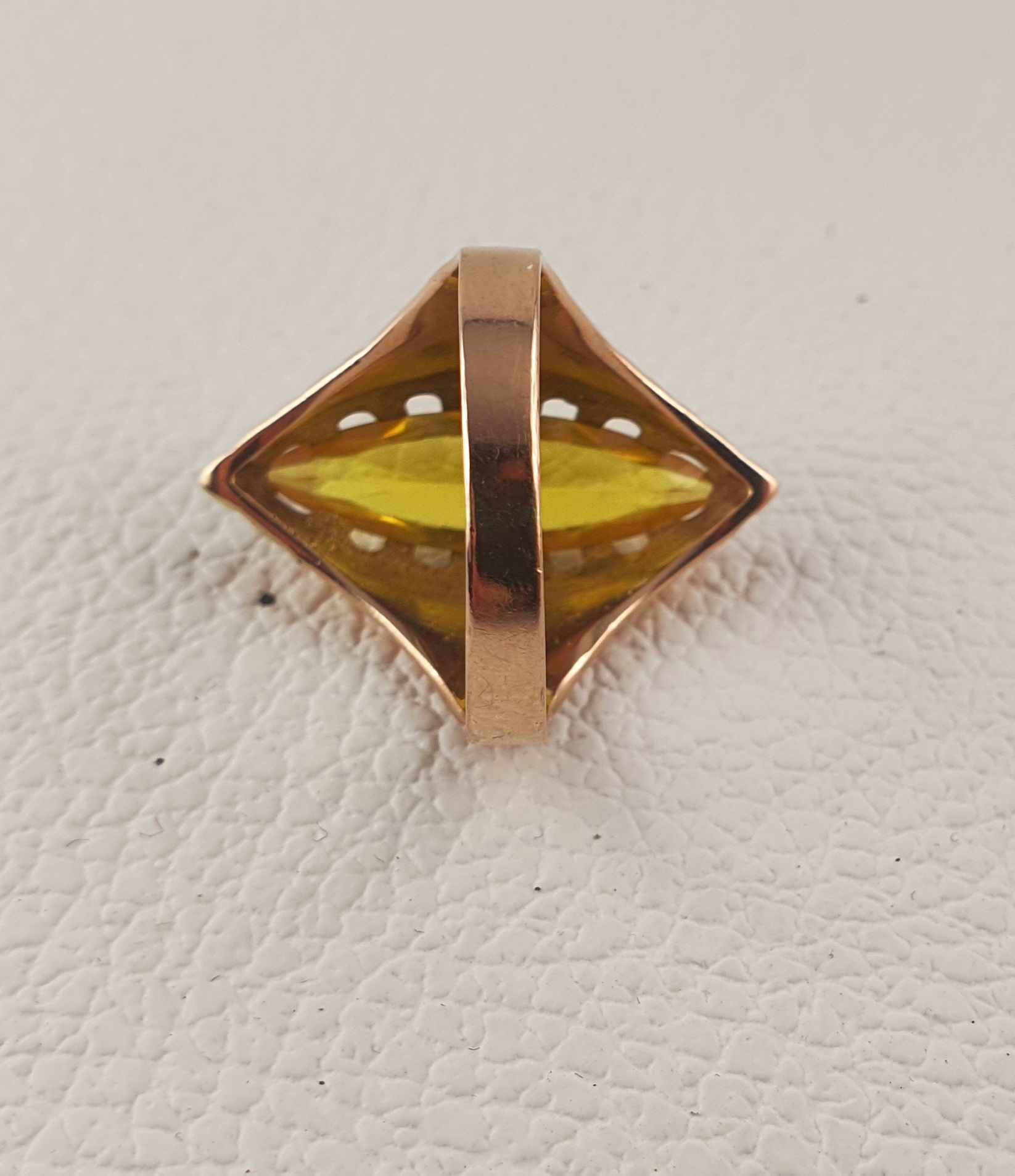 Złoty pierścionek 14k 185zl/g  vintage , żółte oczko, próba 583