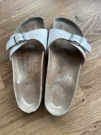 Klapki birkenstock roz 38 białe