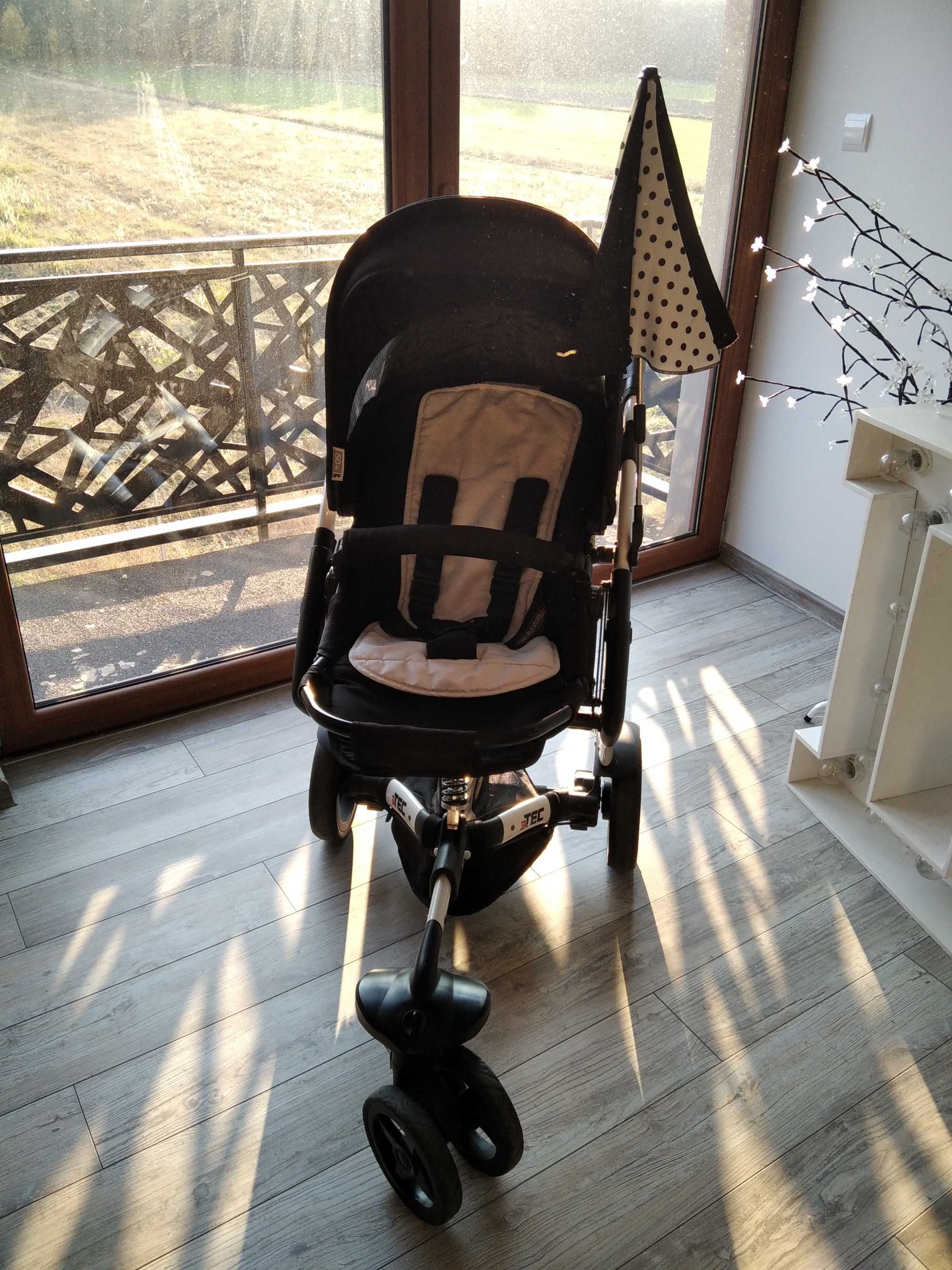 Wózek dziecięcy ABC Design 3 Tec czarny