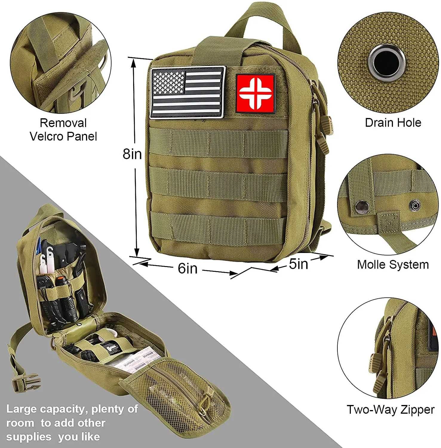 Набір інструментів 57 в 1 Survival KIT 142-1 мультитул