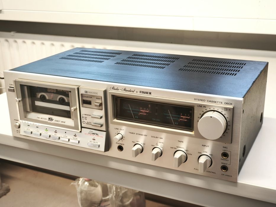 Касетна дека Fisher CR-4150 ! Direct Drive ! Відмінний стан ! Японія!