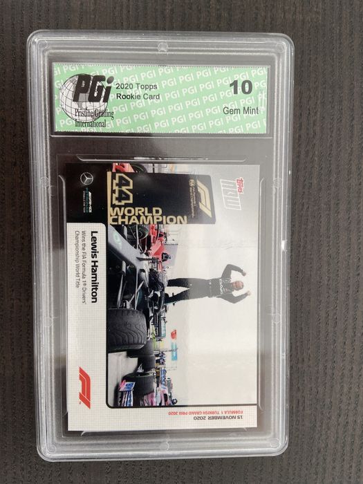 3 Lewis Hamilton 2020 Topps Rookie Cards Gem Mint PGI Graded 10