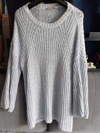 Sweter orsay xl jasny szary