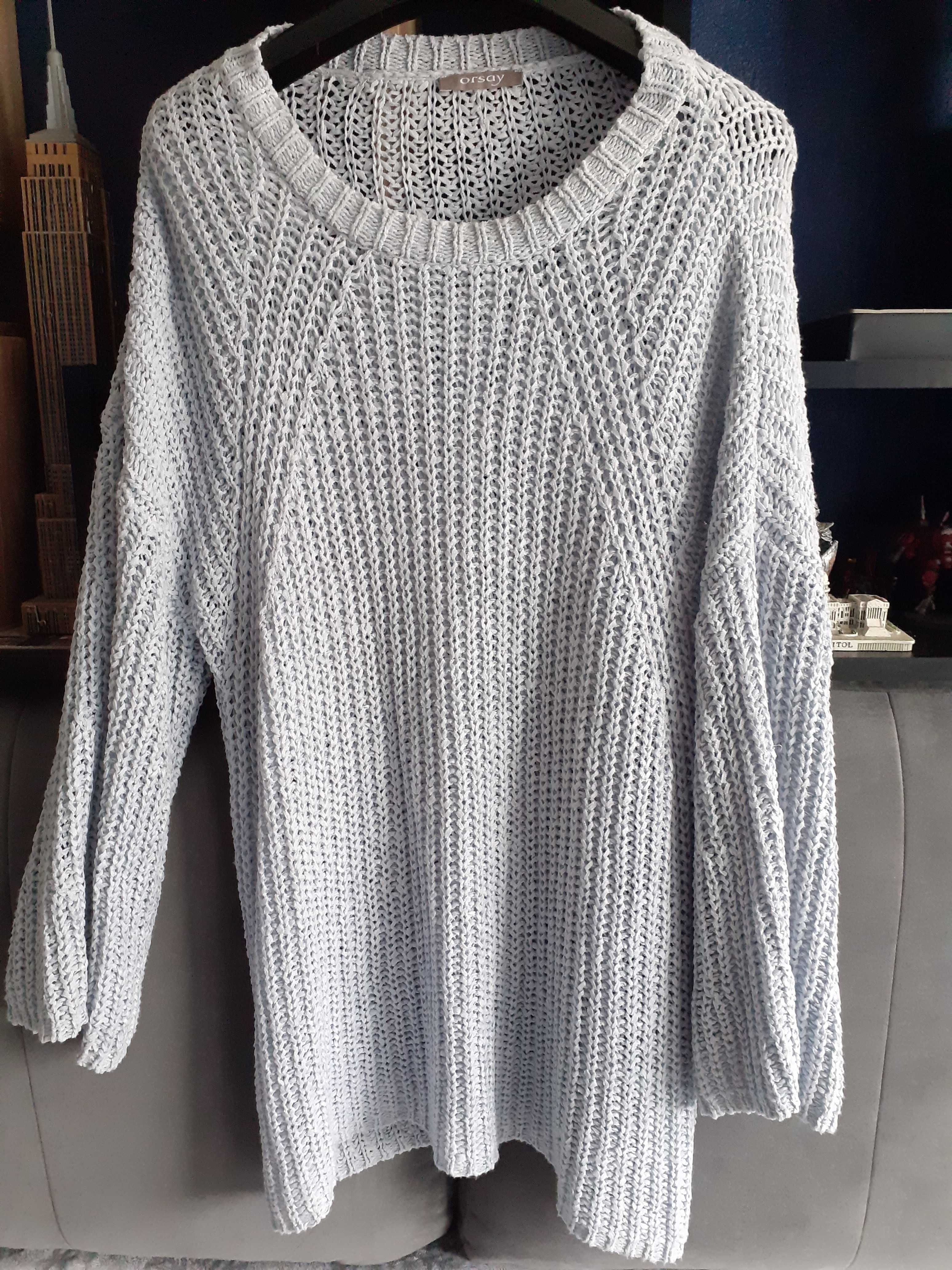 Sweter orsay xl jasny szary