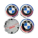 Bmw 4 centros de jantes, emblema capo ou mala