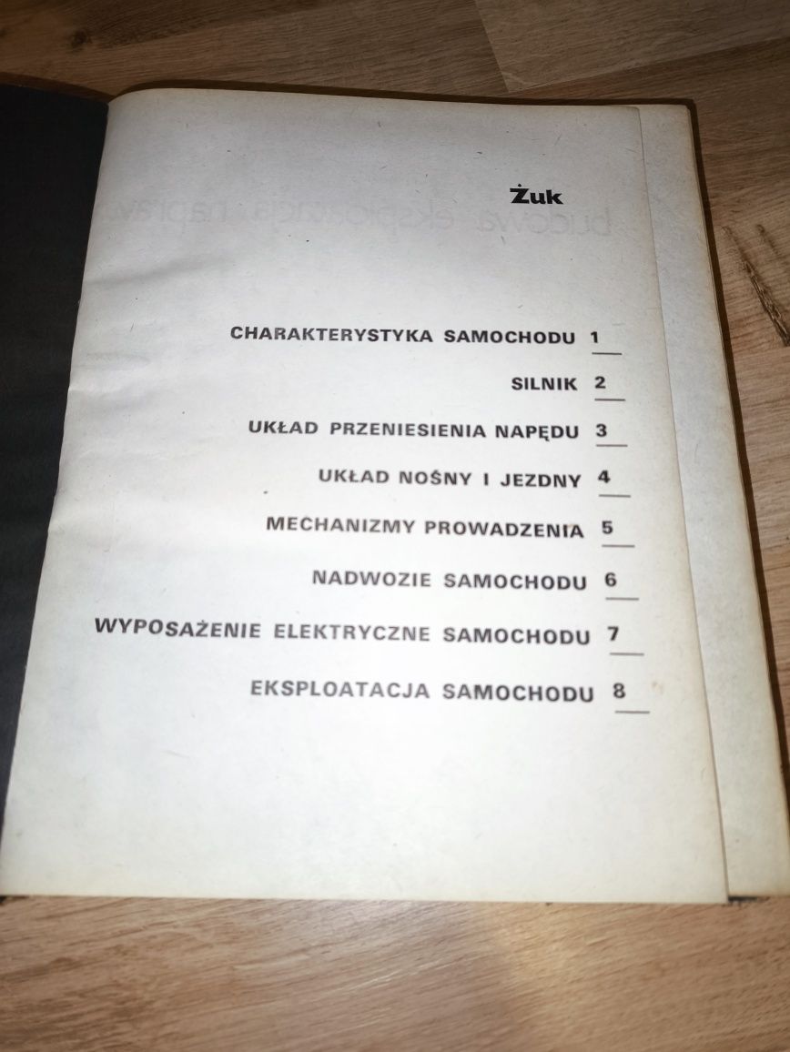 Orginalna książka budowy Żuka + Instrukcja obsługi + 2x schematy