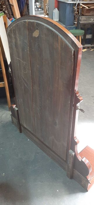 Lustro secesyjne ruchome nadstawka toaletka z szufladkami antyki