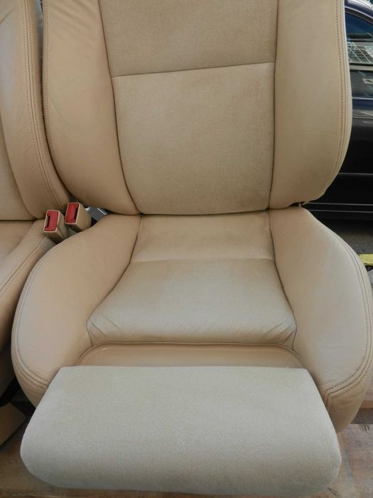 Fotele Recaro Passat B5 FL 2003 skóra alcantara Podgrzewana Kanapa