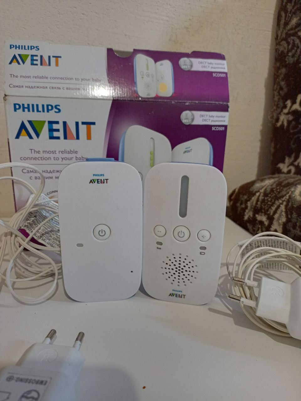 Avent, радіо няня, philips