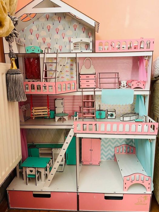 ВЕЛИКИЙ ОСОБНЯК ляльковий будиночок NestWood для ляльок LOL_Барбі