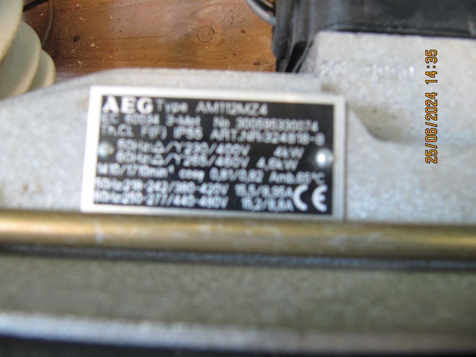 Pompa do zmywarki tunelowej HOBART 4 kW.