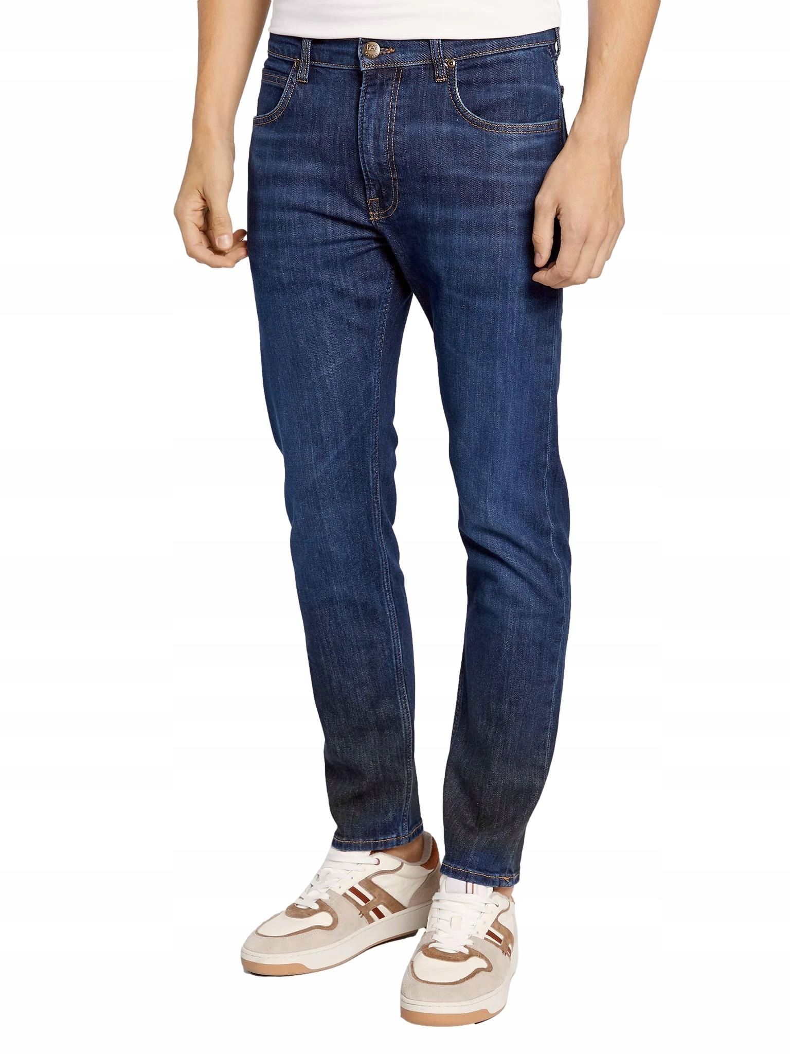 Spodnie Lee Jeans Rider Slim Fit W30 L30 Deep Water L701PXEE Zwężane