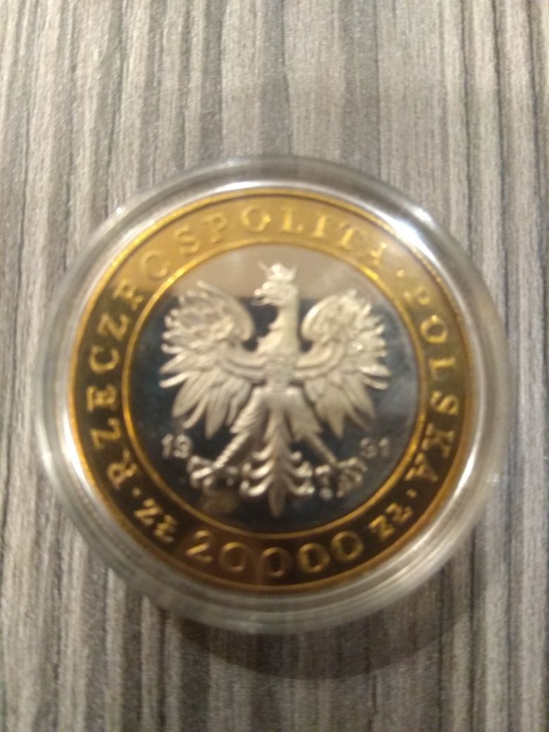 Moneta 225 lat Mennicy Warszawskiej 20000zł
