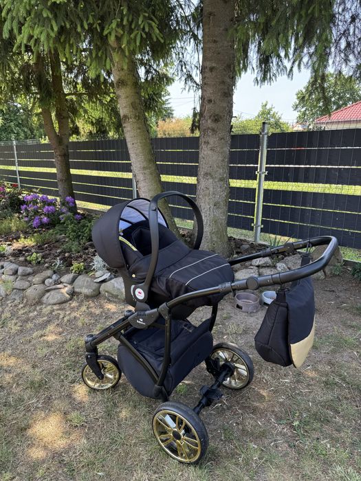 Wózek dziecięcy 4w1 Gold Lux, + baza ISOFIX