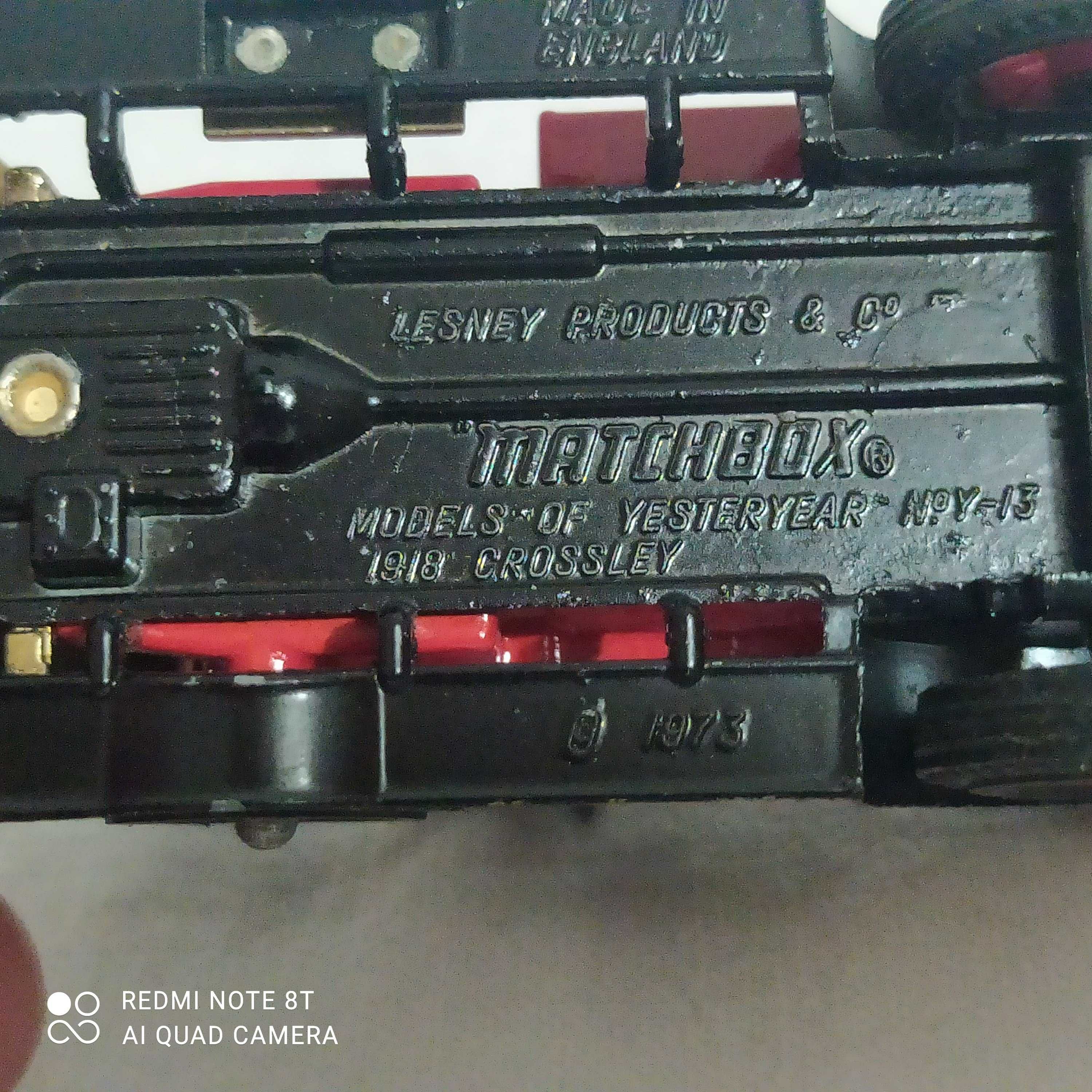 Matchbox Modele z przeszłości Y-13, skala 1:43, 1918, pojazd węglowy