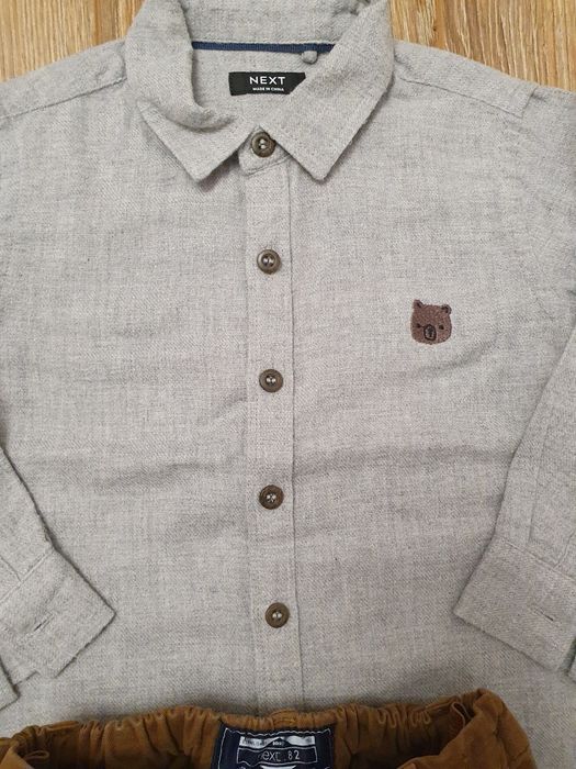 Next 92 zestaw koszula spodnie