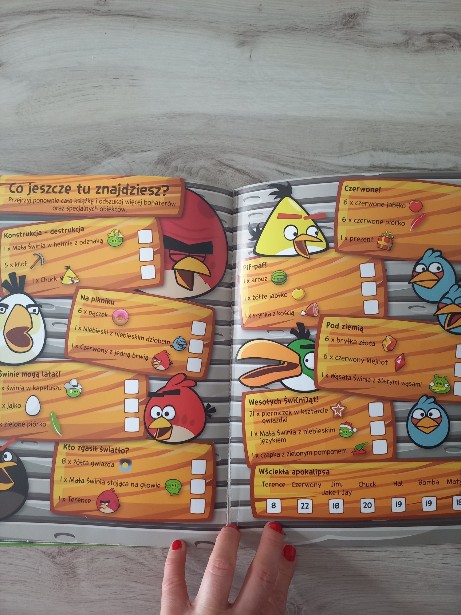 Książka Angry Birds Poszukaj Nas