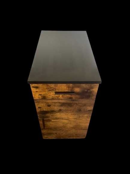 Szafka biurowa stolik boczny nocny w stylu industrialnym retro LOFT