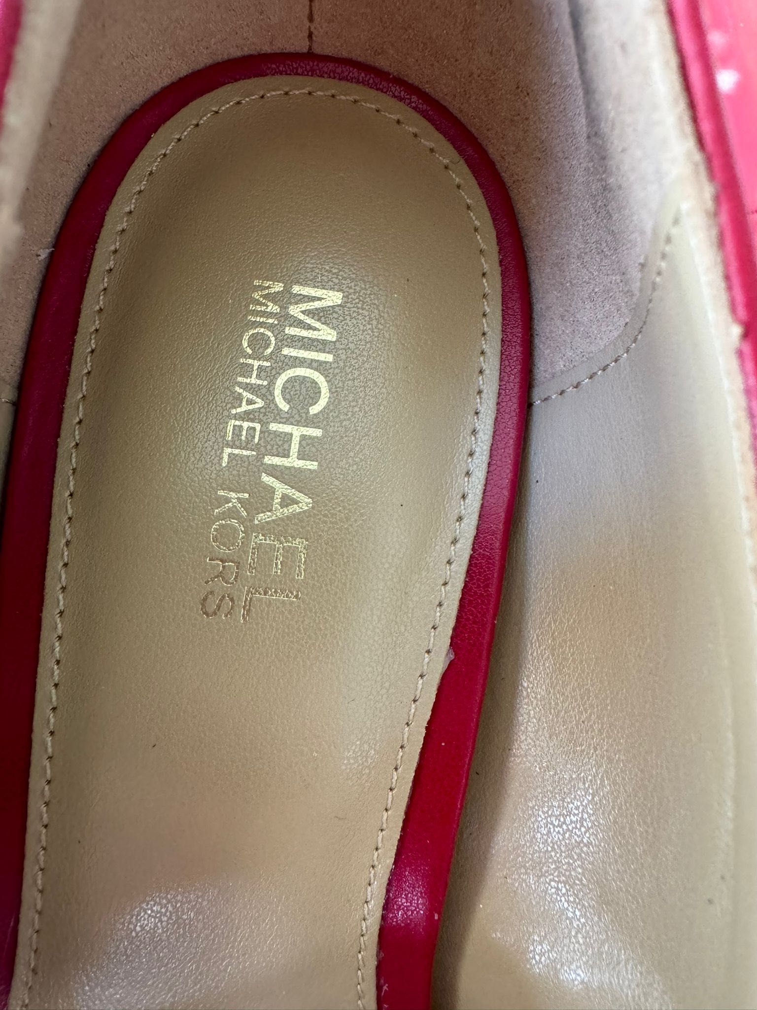 Nowe buty na obcasie szpilki MICHAEL KORS czerwone 36