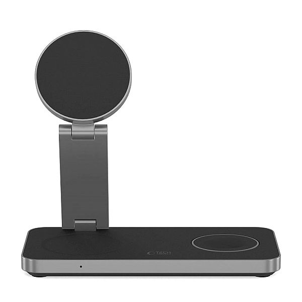 Tech-Protect Qi15W-A47/3In1 Magnetic Magsafe Wireless Charger Black