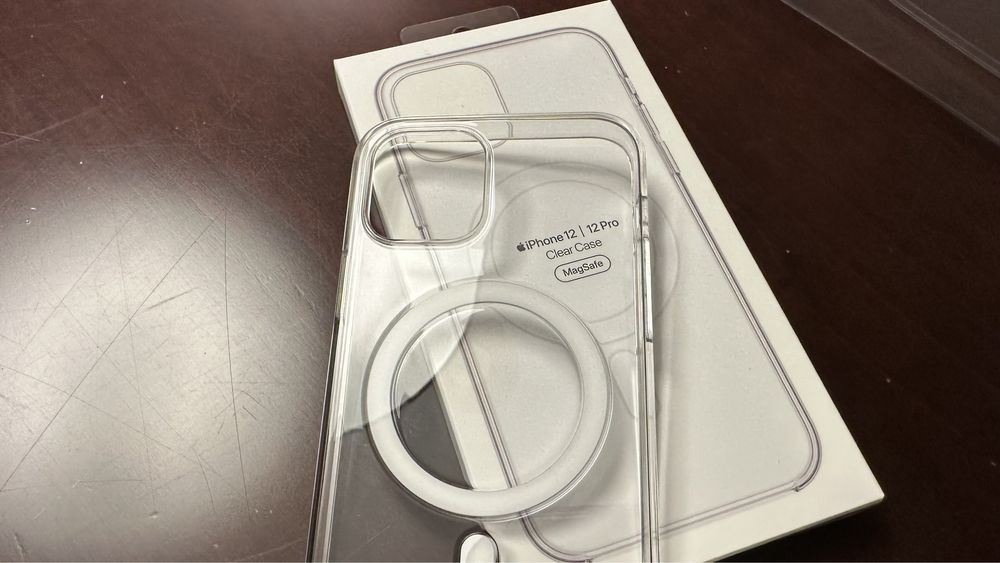 Capa de origem com magSafe para Iphone 12/12 Pro Transparente