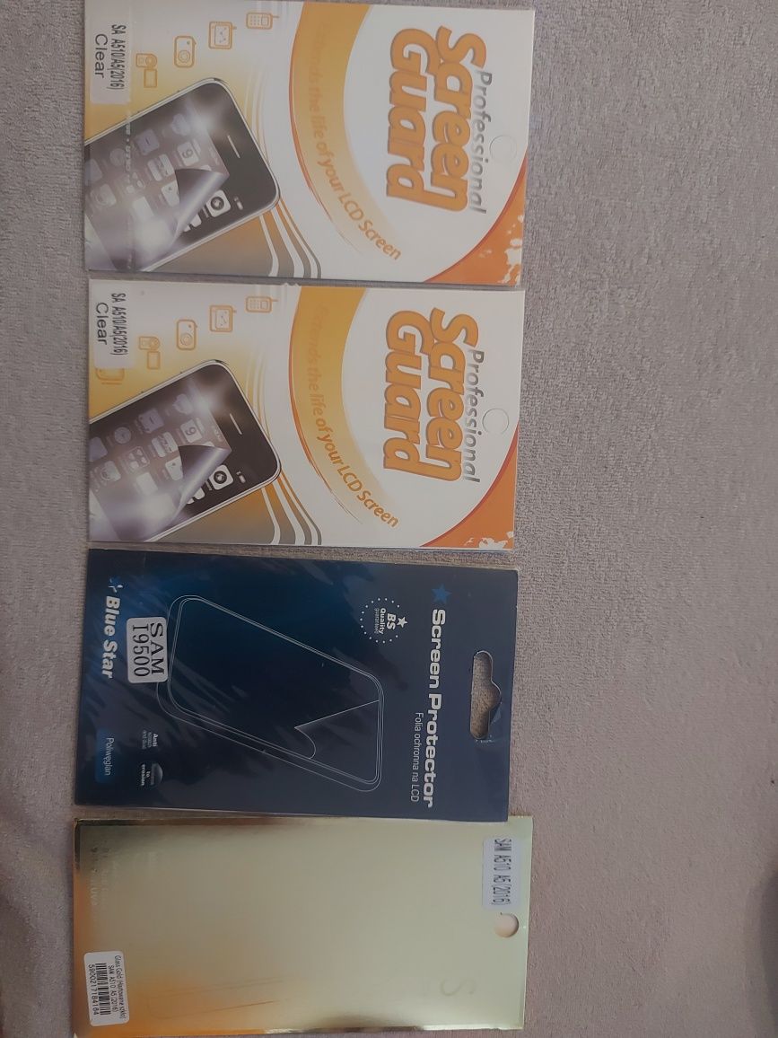 Sprzedam 3 Folie hydrożelowe i 1 szkło hartowane do Samsunga a 5